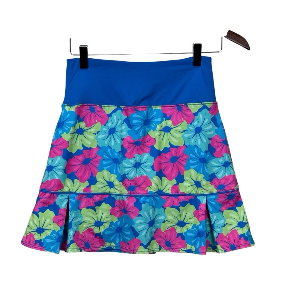 Birdies and Bows Skirt Skort Womens XXS Golf Tennis Athleisure Ruffle Pockets